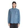 Levis Cool Series Casual Versatile Loose Fit Long Sleeve Shirt Women Shirts Blue 002Z2-0001