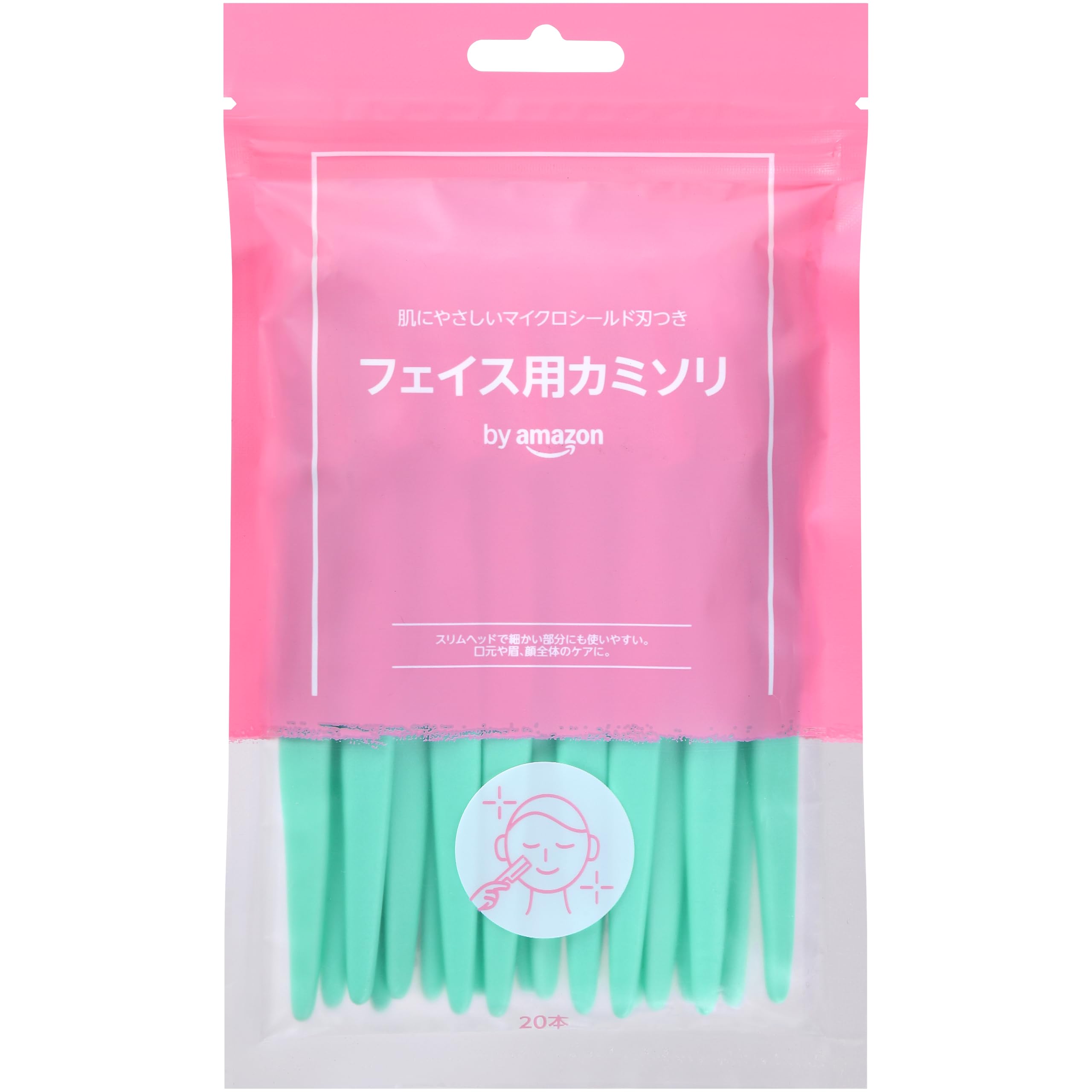 

by Amazon Face Razor Set Women s 20-Piece