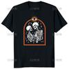 Vintage Death The Grim Reaper Kiss Gothic T Shirt Short Sleeve TShirt Japanese Harajuku Korean Tee Unisex Ropa Hombre