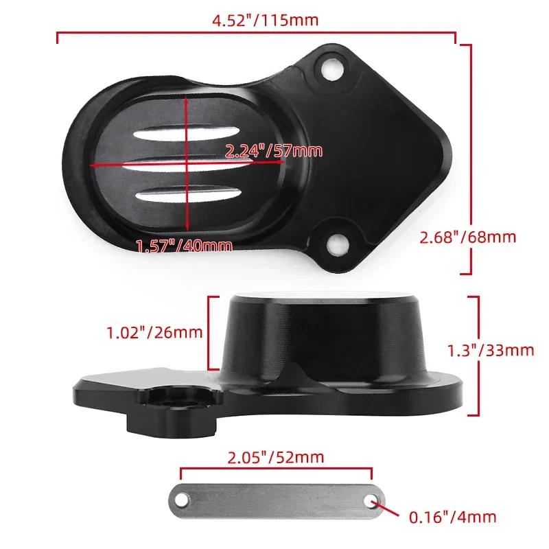 1 Pair Motorcycle Rear Axle Cover Nut Bolt Caps Accessories Fit CNC Aluminum Black For Harley Sportster 1200 883 X48 2004-2016