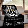 Benutzerdefinierte Decke Juventus FC - Perfekt für Sofa, Bett, Büro und Reisen im Freien - Ideales Geschenk für Weihnachten & Feiertage