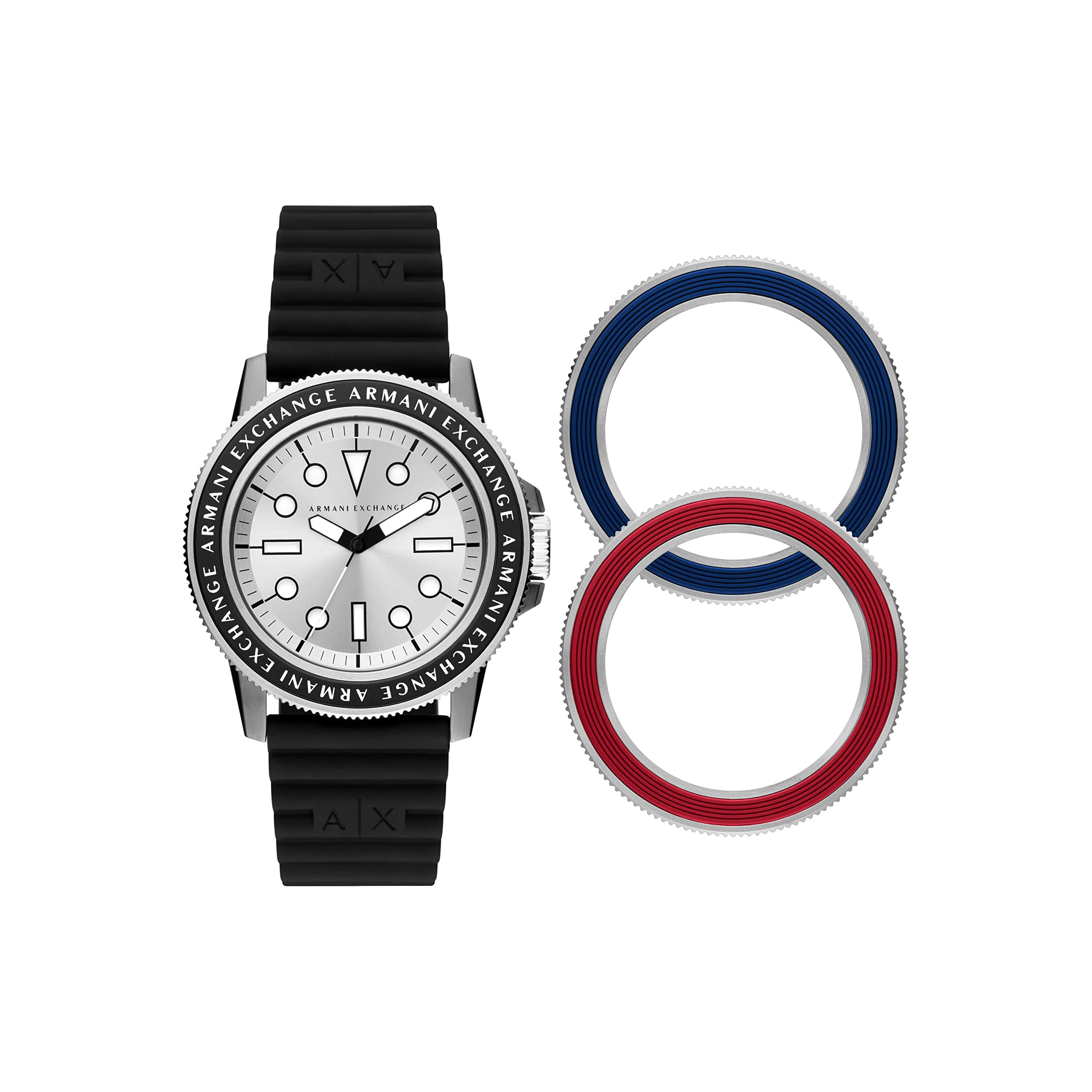 AX Armani Exchange NA AX7136SET Мужские часы, Черные