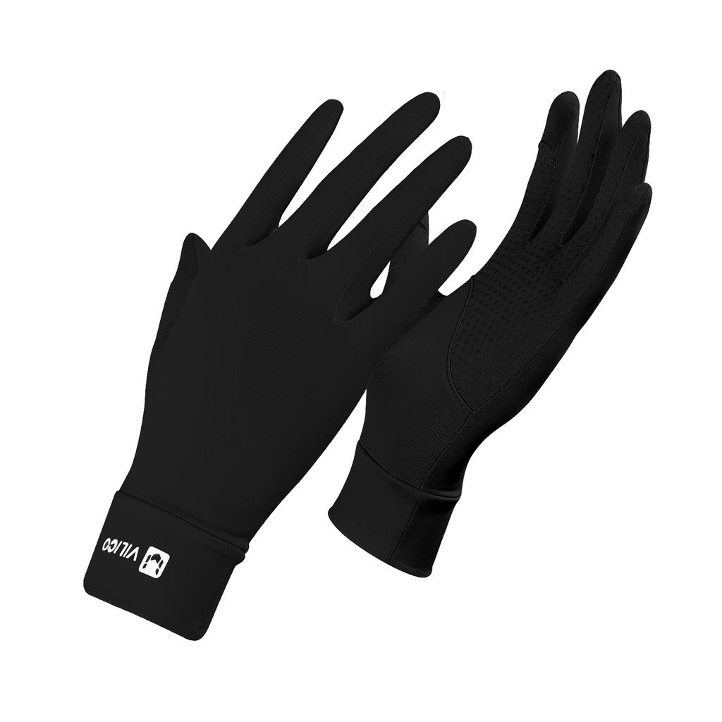 Women Mid Sunscreen Gloves Summer Spring Thin Elastic Anti Uv Driving Gloves Slip Resistant Etiquette Gloves