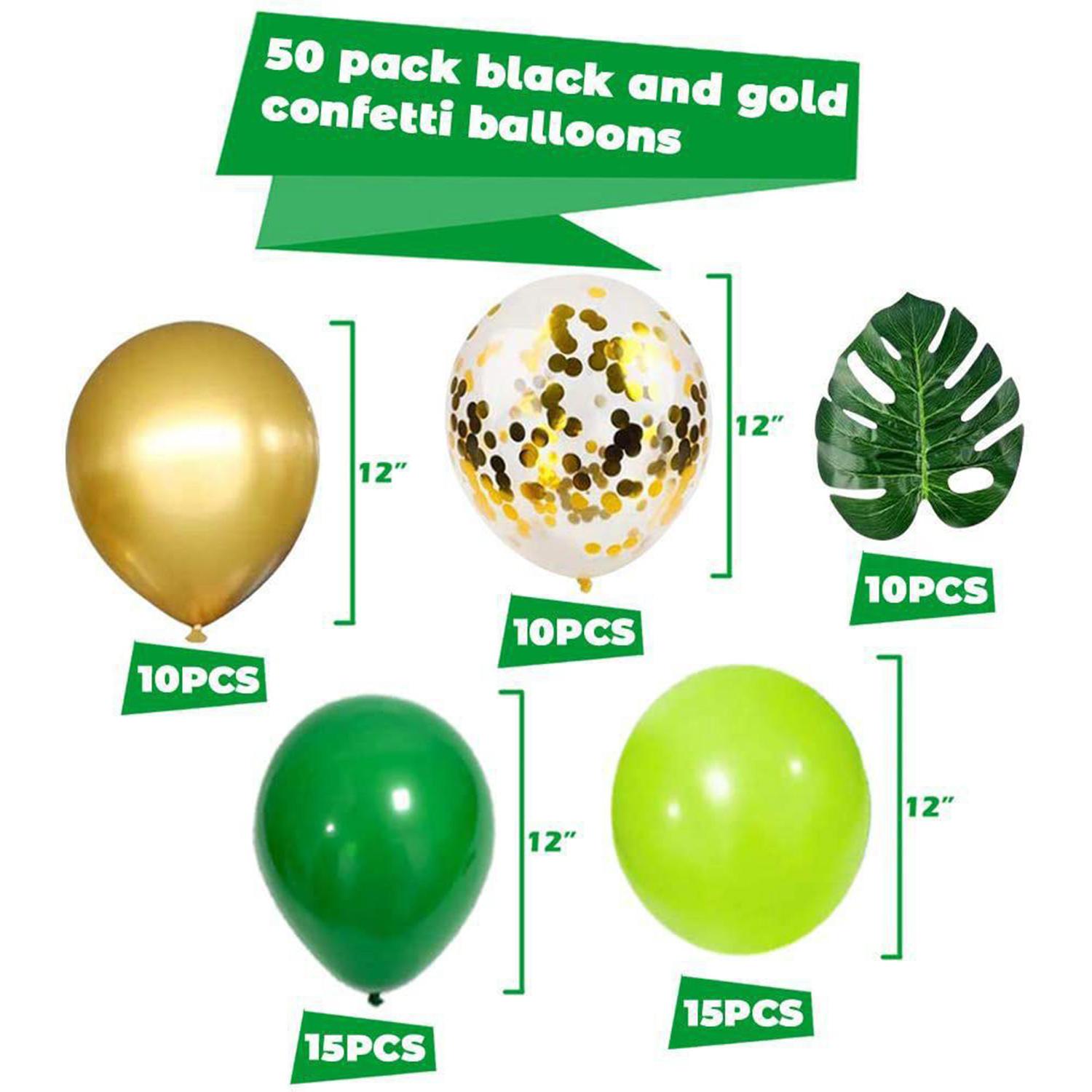 Kit Arche De Ballons Vert Sauge – Guirlande Décoration Anniversaire, Mariage, Baby Shower – Thème Jungle Safari