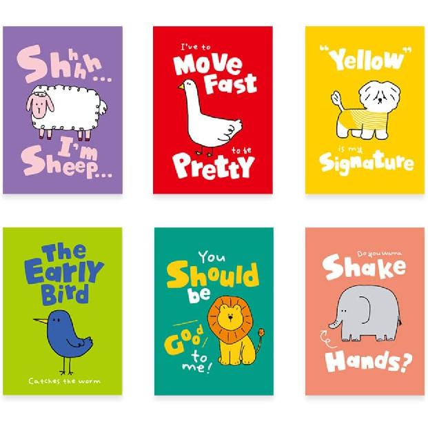 Monolike Стежок Мини Линия Блокнот Сеул-Четыре Сезона Набор из 4 шт. Storytown Ver.2 A-SET