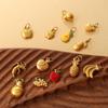 Stainless Steel Fruit Charm Pendants for DIY Necklaces and Bracelets