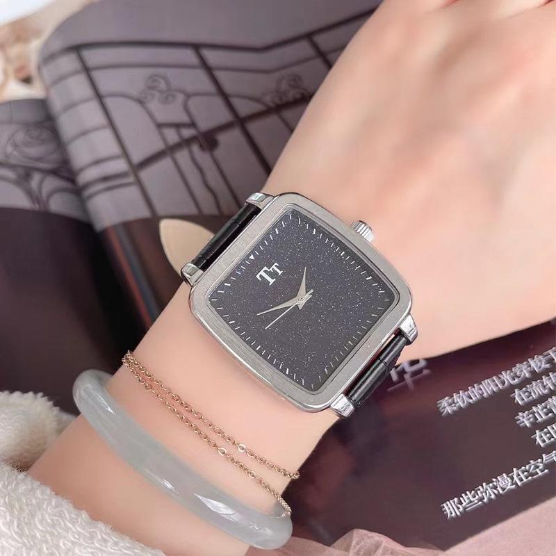 The same starry sky square women s watch large dial simple watch