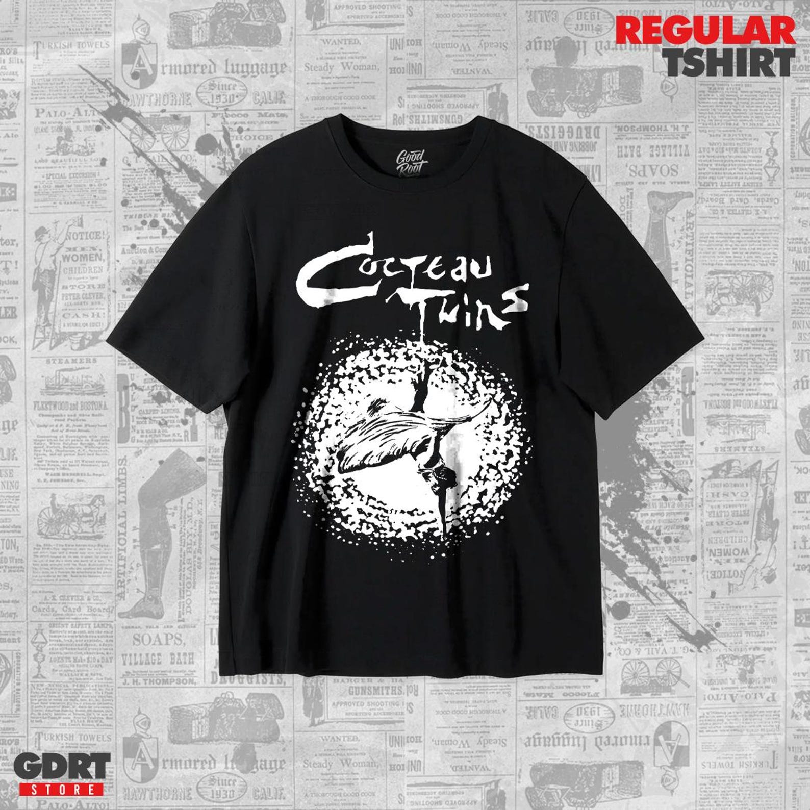 Cocteau Twins Vintage T shirt - Lullabies - Unisex Heavy Shirt XL
