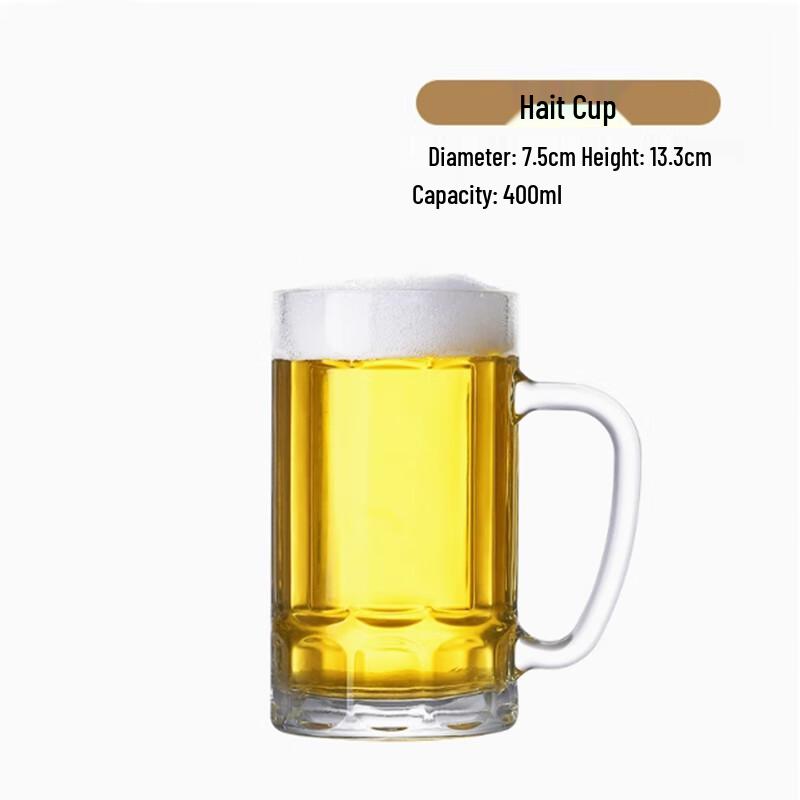 Langxi 400ml Craft Beer Glasses - 8 Pack