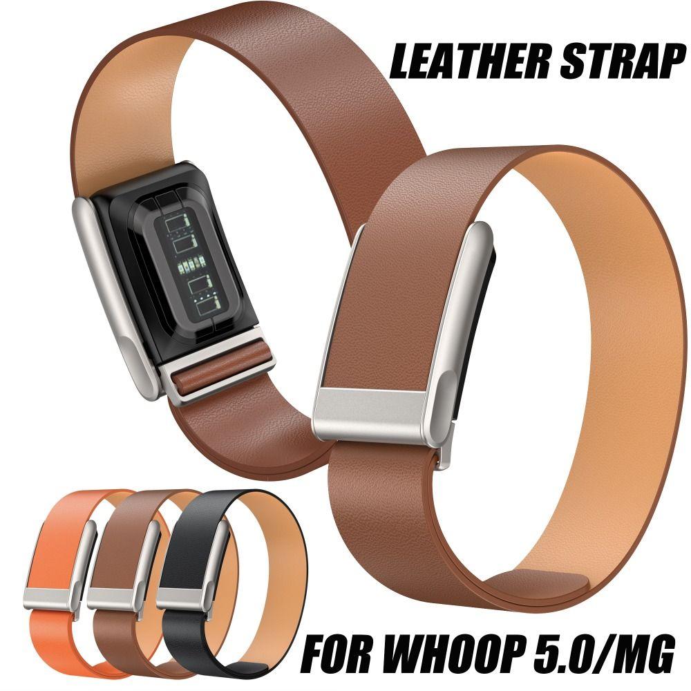 Cinturino di ricambio in vera pelle per Whoop 5.0/MG Fitness Band Accessori