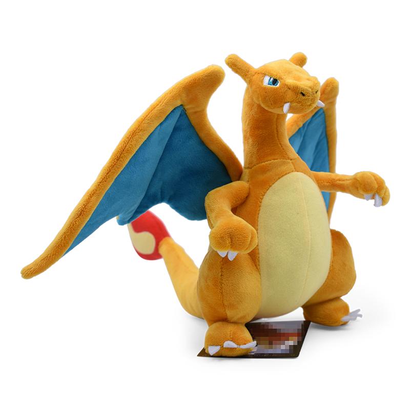 Charizard Plush Toys Stuffed Collection Doll, Birthday Gift for Children 8 Inch Stuffed Animal Doll Cartoon Soft