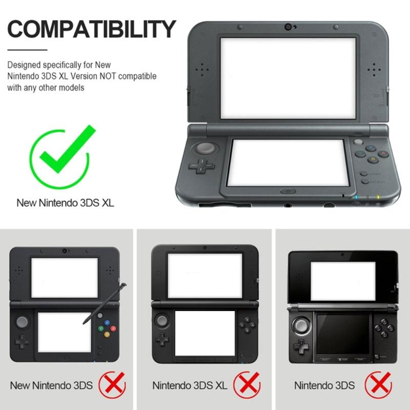 Transparent Hard PC Case Protective Cover Skin for New 3DS XL Game Console Clear Crystal Full Body Protectors Sleeve