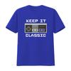 Men S Keep It Classic T Shirt Black 2X Large vintage Washed Comfortable streetwear Stylish graphic Stretched homme Breathable