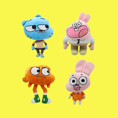 Süße Welt von Gumball Darwin Plüschpuppe Cartoon Banane Joe Anais Richard Nicole Plüschtier Kawaii Weiches Dekor Kissen Spielzeug Mädchen Geschenk