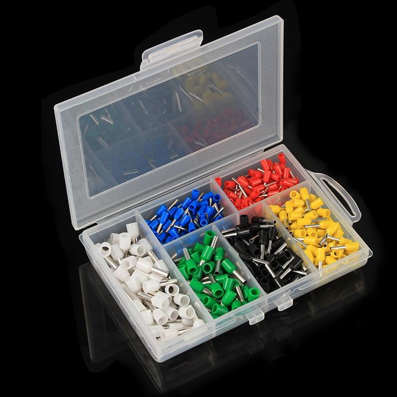 460Pcs/Box Pre-insulated Tubular Crimp Terminals Assortment Wire Connector Kit