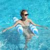 Summer Inflatable Foldable Floating Row Swimming Pool Water Hammock  PVC Air Mattresses Bed Beach Water Sports Lounger Chair