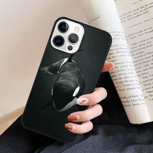 Novelty Killer Whale phone Case Cover For iPhone 17 Air 16 15 14 Plus for apple 16 11 12 13 Pro Max coque