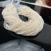 1String, White Natural Freshwater Pearls, Handmade Flat Pearl Beads for Jewelry Making DIY Crafts (Beads 1.8-2mm, Length 36cm)