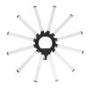 36in LED Video Light Bar Detachable Brightness Adjustable Folding Fill Light for Studio Photography 100‑240V UK Plug