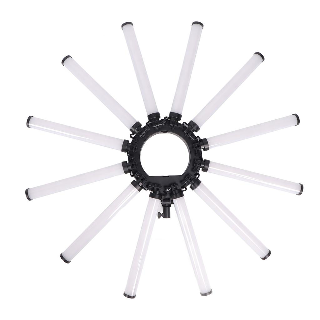 36in LED Video Light Bar Detachable Brightness Adjustable Folding Fill Light for Studio Photography 100‑240V UK Plug