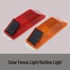 Guardrail Solar Warning Light - Reflective Marker and Night Flashing Light
