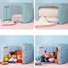 Oxford Cloth Storage Box Clothes Closet Organizer Bed Quilt Sheet Blanket Pillow Rack Container Foldable Storage Case
