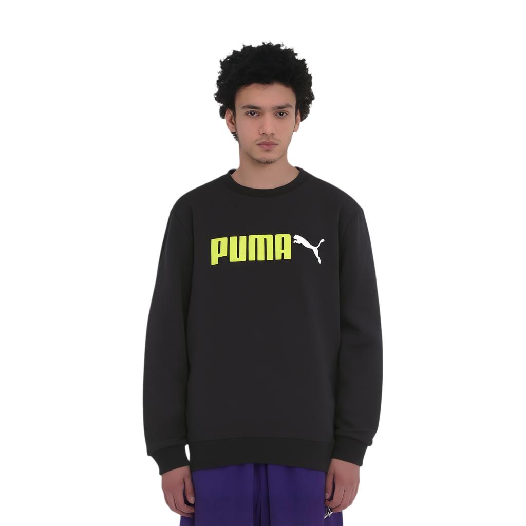 Puma Sweatshirts Unisex Black Crew Neck Moderate 695942-01