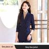 Women's Professional Suit Set: High-End Black Formal Wear for Interviews and Office