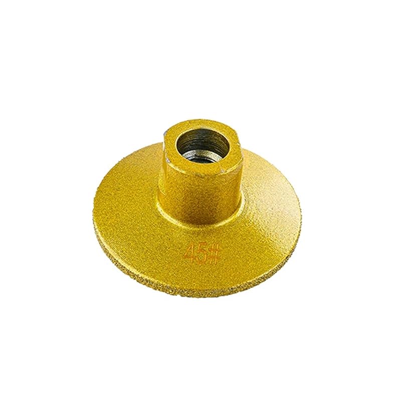 Brazed Flat Grinding Head 2-inch Angle Grinding Handle Quartz Stone Ceramic Tile Countertop Joint Polishing and Grinding Pad(3PCS)