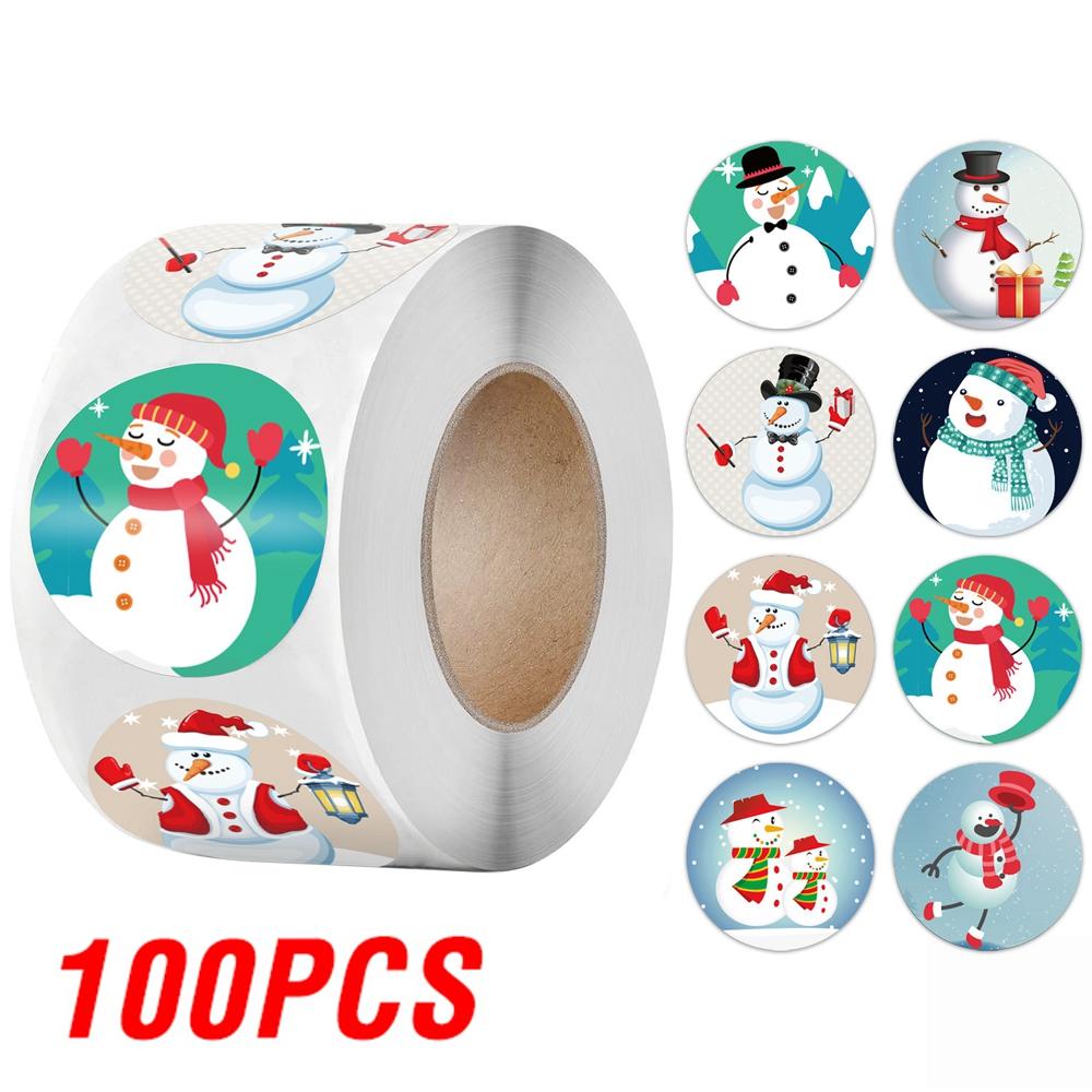 100-500Pcs High-Quality Merry High-Quality Christmas High-Quality Stickers High-Quality Xmas High-Quality Envelope High-Quality Seal High-Quality