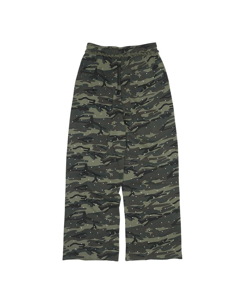 grailz Crystal Baggy Sweat Pants [Camo]