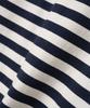 MILLO WOMEN Striped Warmer T-Shirt [Navy]
