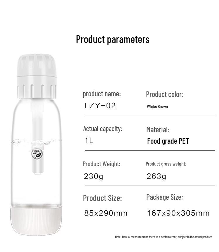 Portable Mini Carbonated Beverage Maker for Home & Travel