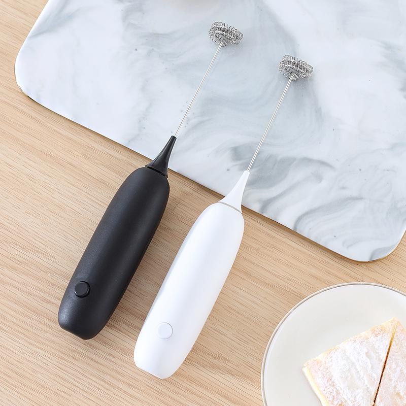 1PC Battery Model Handheld Egg Beater Froth Mixer Kitchen Automatic Coffee Milk Foaming Mixer Kitchen Whisk Tools