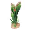Aquarium Cactus Decoration Artificial Cactus Fish Tank Desert Reptile Decoration for Lizard Gecko