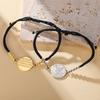 Dawapara Archangel Saint Michael Bracelet Double Sides Carved Charm Protect Us Prayer Amulet Stainless Steel Jewelry