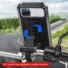 360° Swivel Phone Mount for Motorcycle Bike Adjustable GPS Holder for Cellphones & Navigation Apps Universal Waterproof