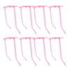 8 Pairs Heart Shaped Sunglasses Love Pink Candy Color Rimless Heart Shaped Sunglasses for Women Pink