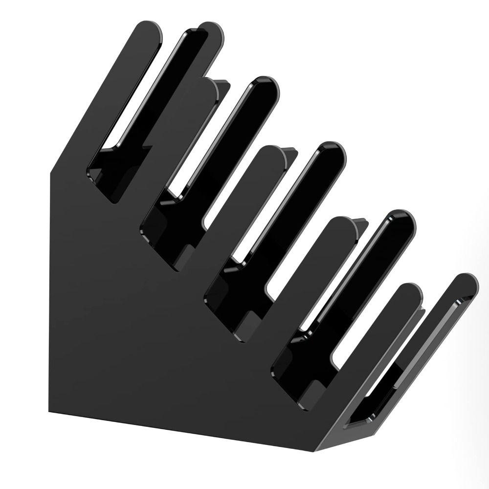 4 Layers Coffee Shop Cup Holder Bevel Plastic Storage Rack Plastic Cup Holder Stand Space-saving Multifunction Paper Cup Bracket