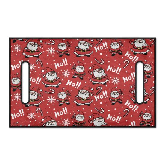 Christmas Golf Cart Seat Cover Santa Snowflake Snowman Cart Seat Towel Blanket for 2-Seat Club Car Washable Golf Cart Accessory