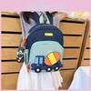 Car Pattern Kids Backpack Lightweight Spine Protection Backpack Kindergarten