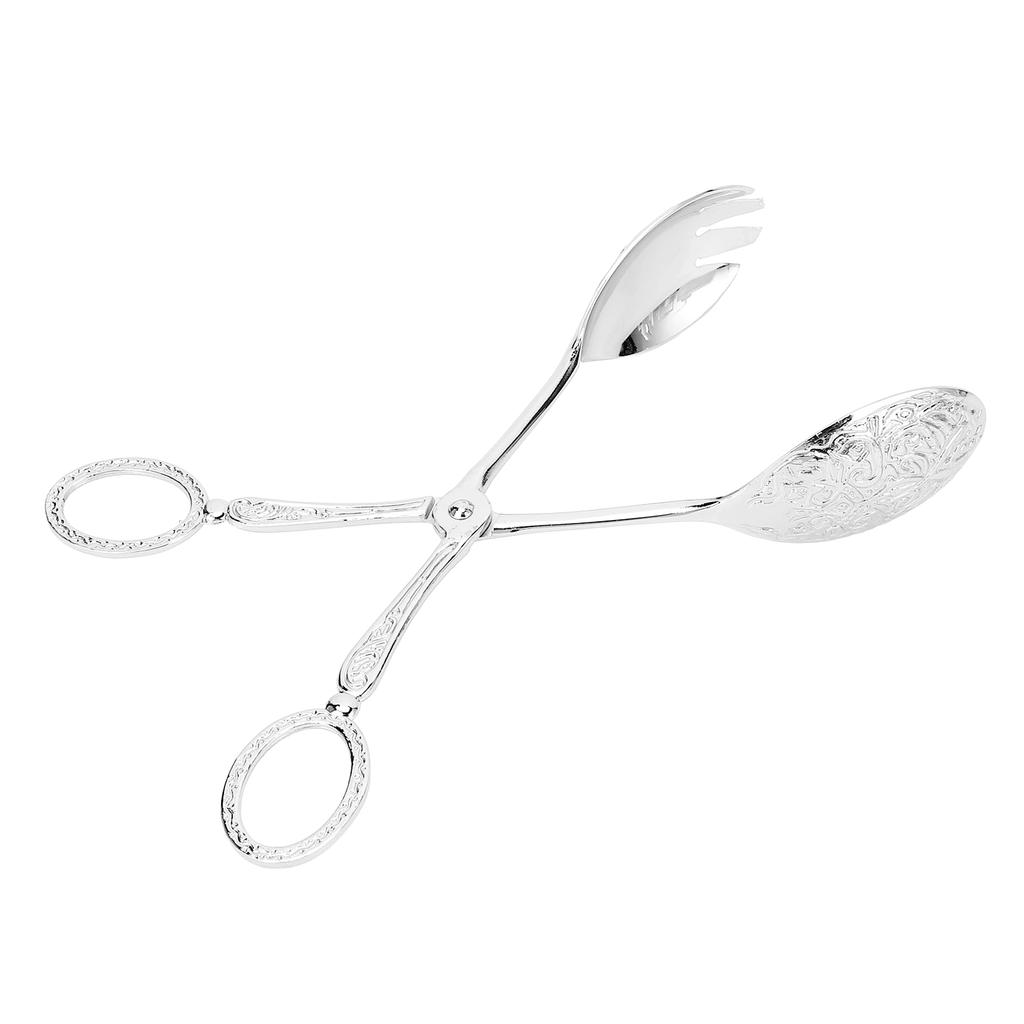 Metal Spoon Clip European   Multifunctional Serving Scissor Tongs for Cake Bread Fruits Home Kitchen Party Buffet