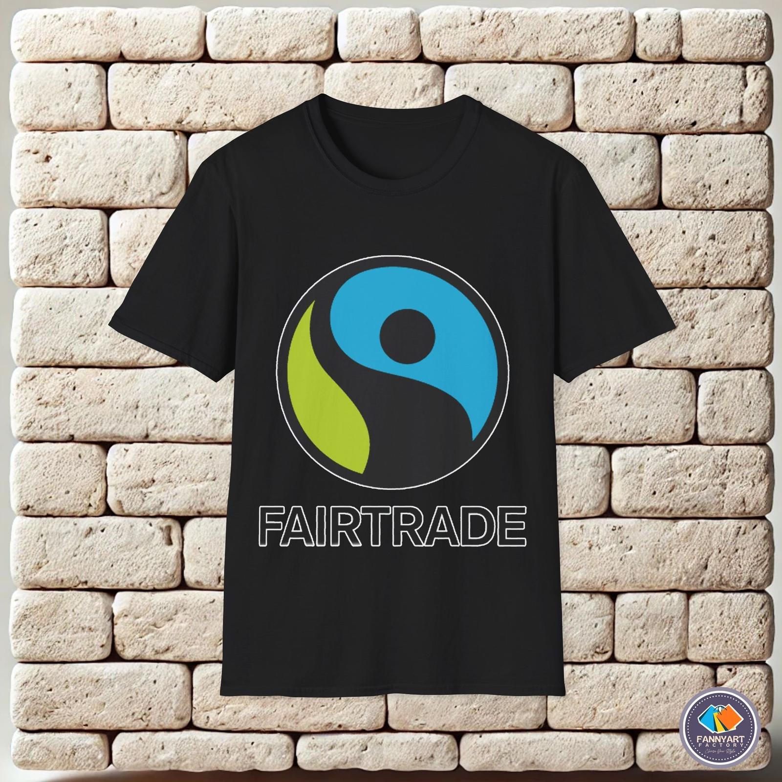 Унисекс Футболка с логотипом Fairtrade XXXXL
