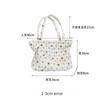 Cartoon Print Women Quilted Shoulder Bags Cute Floral Large Capacity Ladies Shopper Bags Portable Female Clutch Purse Handbags
