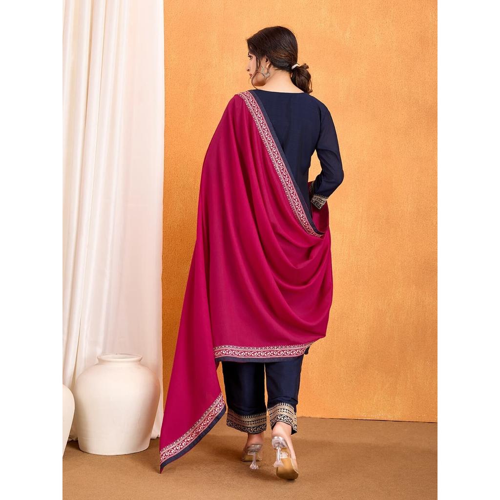 Party Wear Designer Salwar Kameez Set Bollywood Pakistani Women Top Tunic Kurti VSO-1768 C