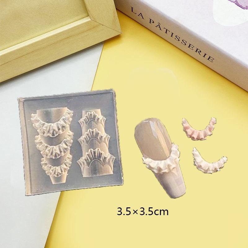 

3D Морская звезда Ракушка Бабочка Цветок Силиконовая форма для ногтей Сделай сам Украшение для нейл-арта Прозрачный шаблон для ногтей Инструменты для дизайна маникюра A4