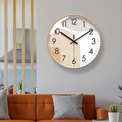 Nordische Wanduhr Einfache Stumme Wanduhr Stumme Uhr Hängende Uhr Schlafzimmer