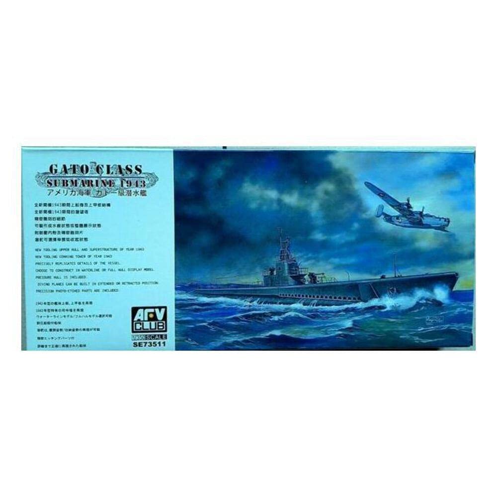 

AFV Club US Navy Gato Class Submarine 1943 Model Plastic Model 1/350