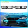 Автомобільна решітка переднього бампера Racing Grill для BMW 4 серії F32 F33 F36 M3 F80 M4 F82 12-18 Dual-Slat Glossy Black Аксесуари