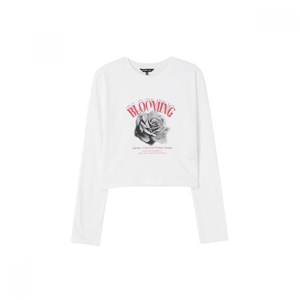 LAP Blooming Rose Crop T shirT ar1cT262